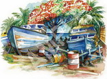 Caribbean boats